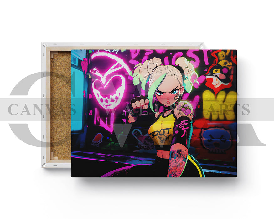 Anime Girl Canvas Wall Art