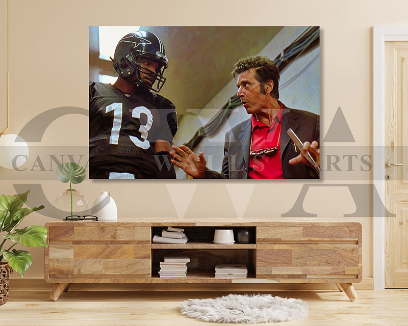 Any Given Sunday Canvas Wall Art Movie Oil Painting Canvas Print