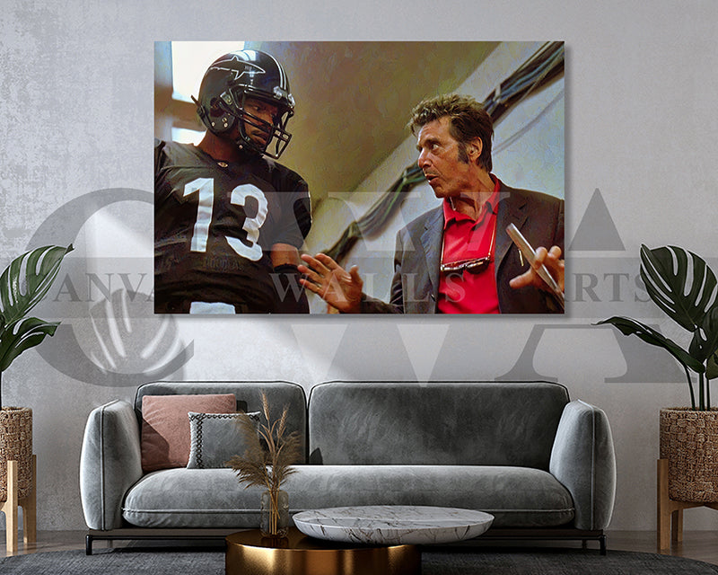 Any Given Sunday Canvas Wall Art Movie Oil Painting Canvas Print