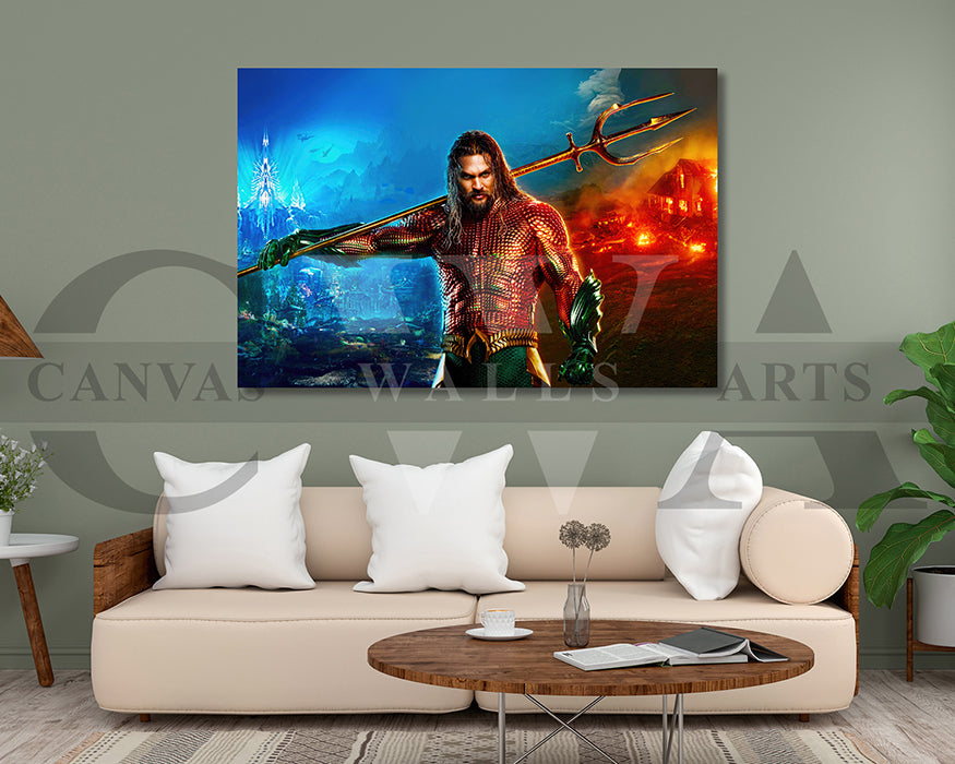 Aquaman And The Lost Kingdom Canvas Wall Art