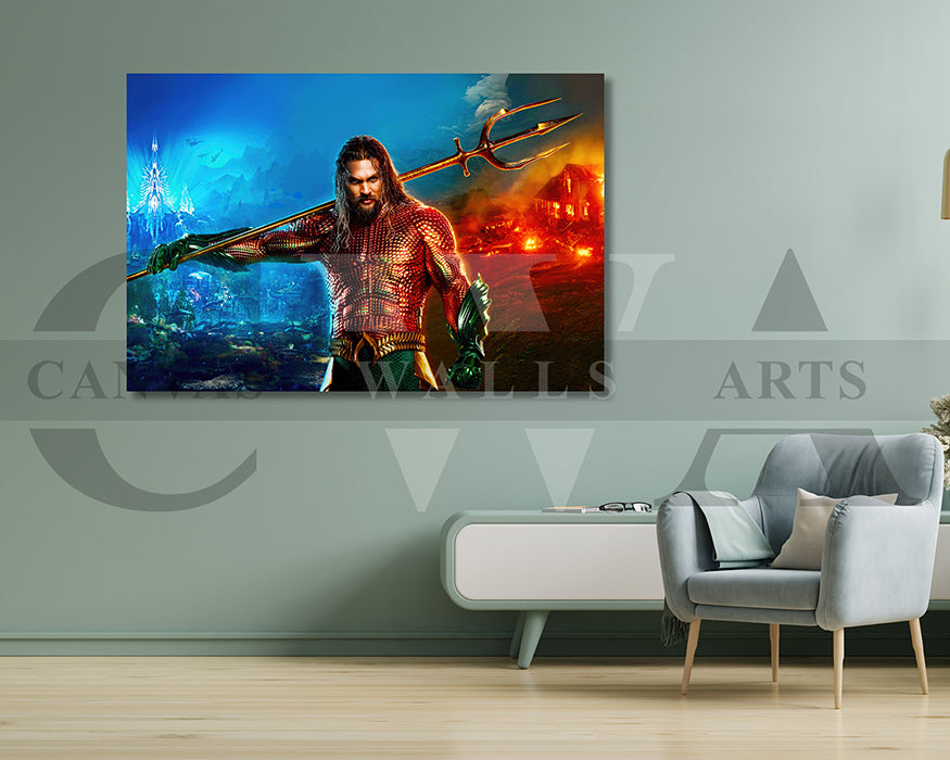 Aquaman And The Lost Kingdom Canvas Wall Art