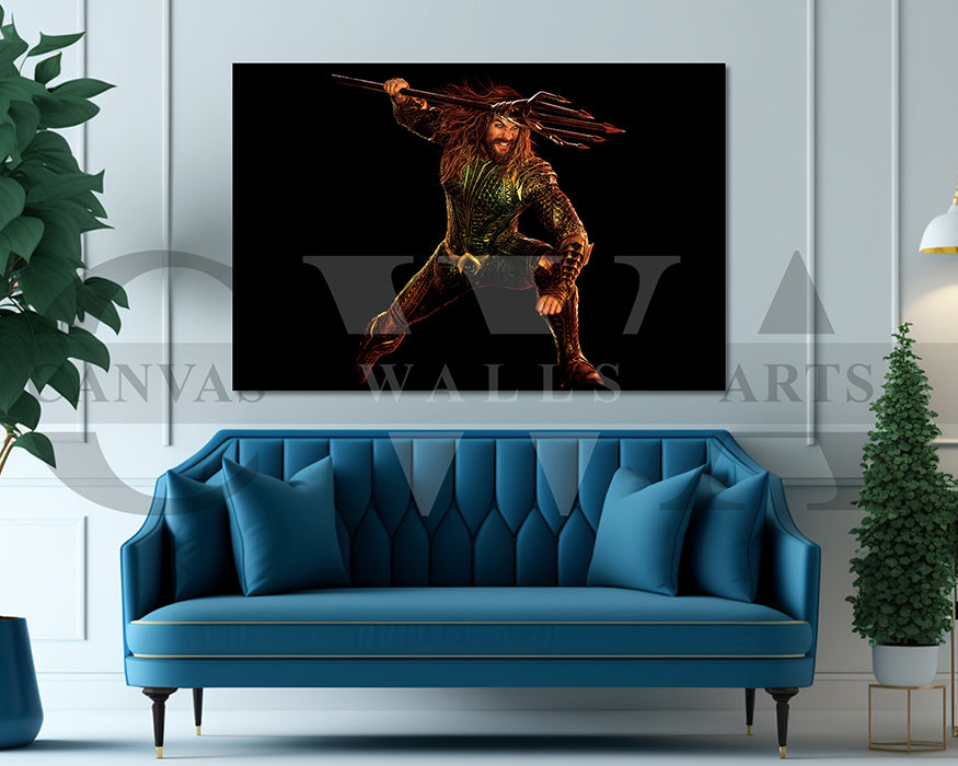 Aquaman Canvas Frame