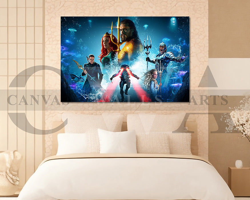 Aquaman Canvas Wall Art