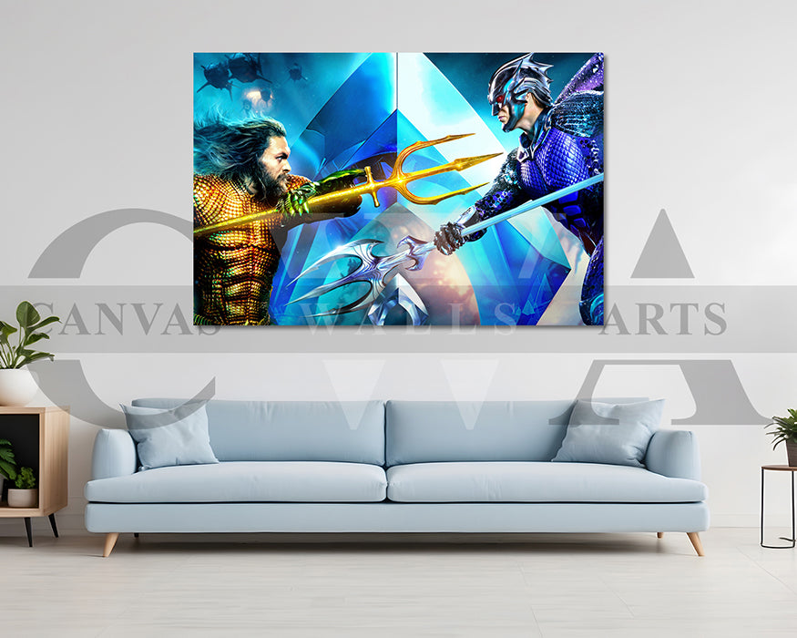 Aquaman Movie Canvas Wall Art