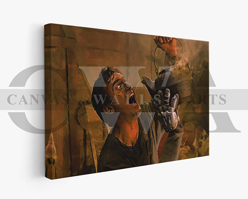 Army of Darkness Canvas Wall Art Movie Oil Painting Canvas Print