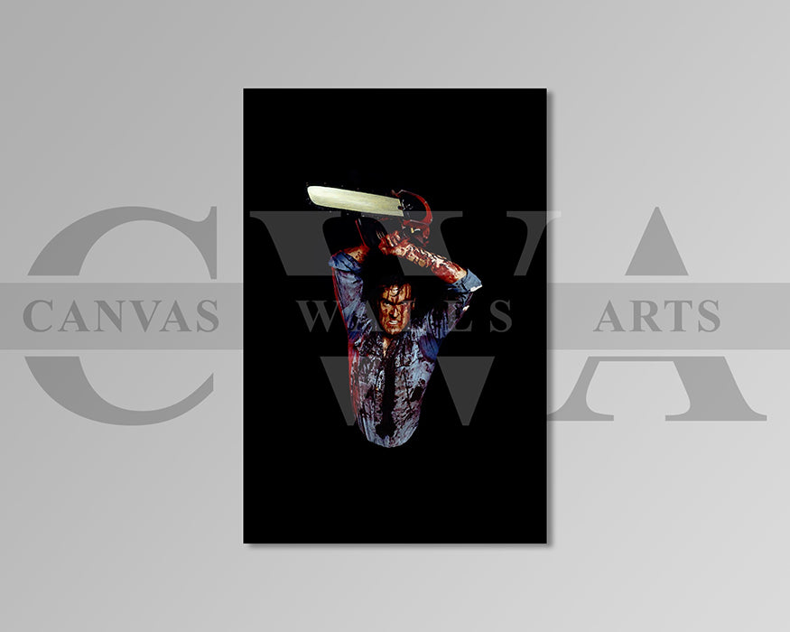 Ash vs Evil Dead Canvas Wall Art Abstract Movie Poster Frame