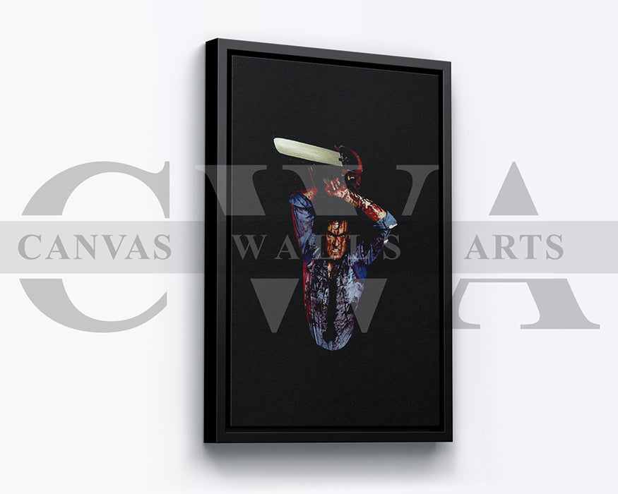 Ash vs Evil Dead Canvas Wall Art Abstract Movie Poster Frame