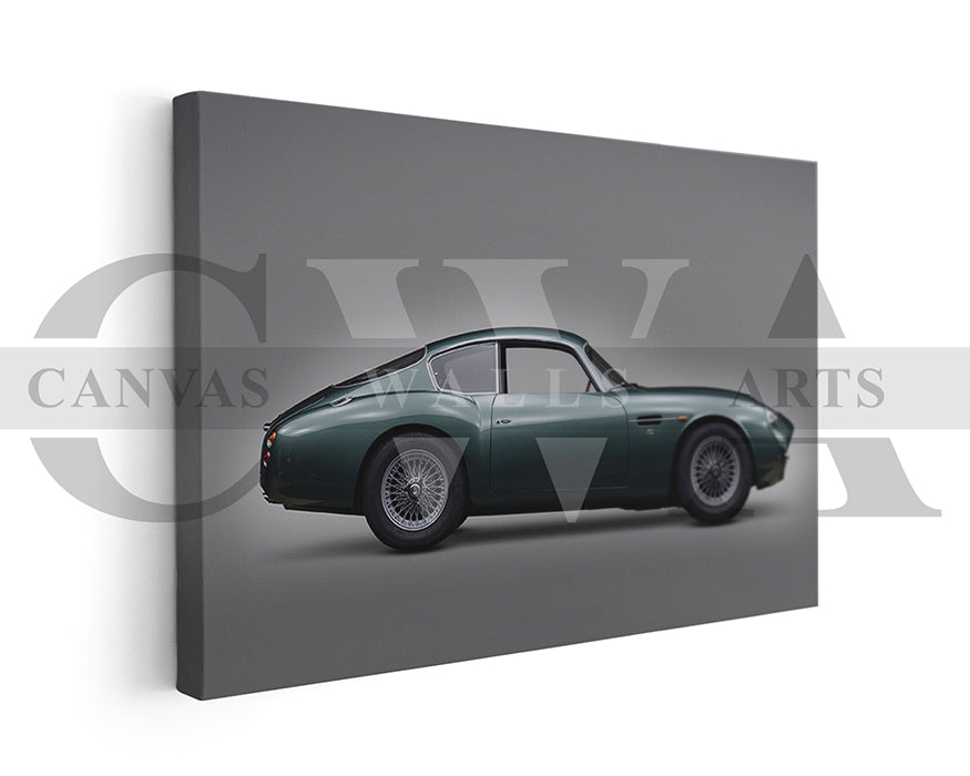 Aston Martin DB4 Canvas Wall Art Car Poster Print