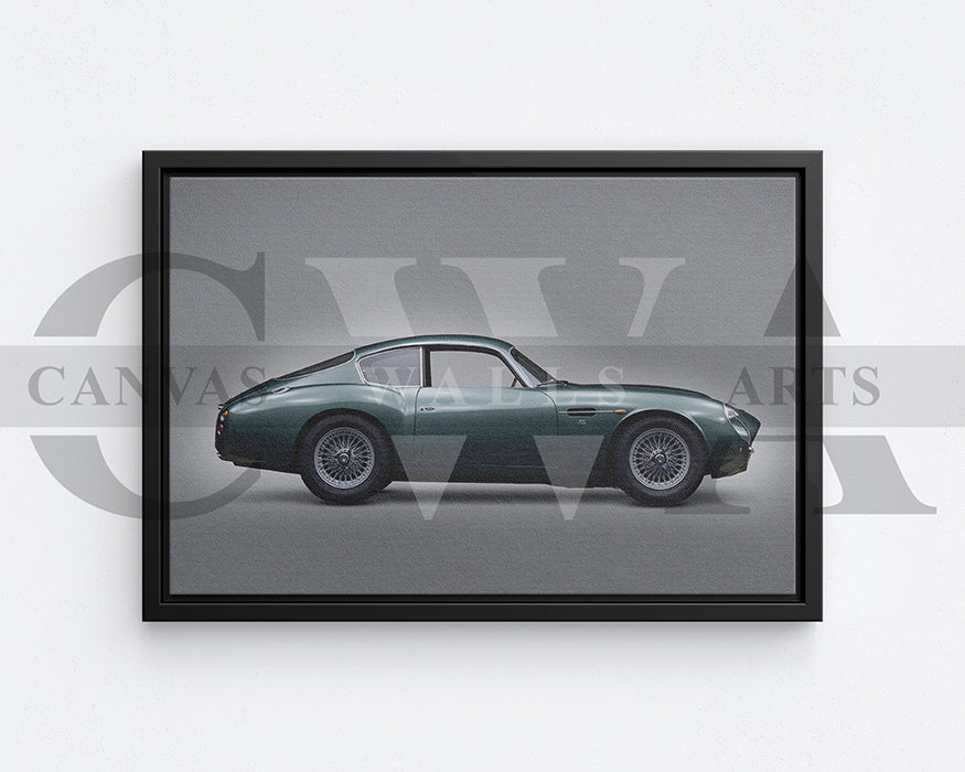Aston Martin DB4 Canvas Wall Art Car Poster Print