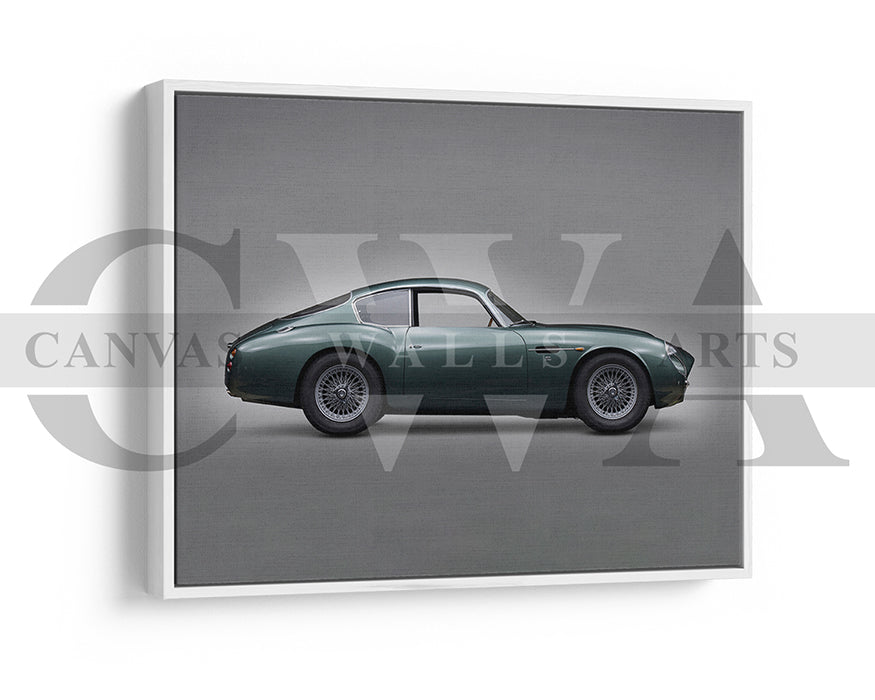 Aston Martin DB4 Canvas Wall Art Car Poster Print