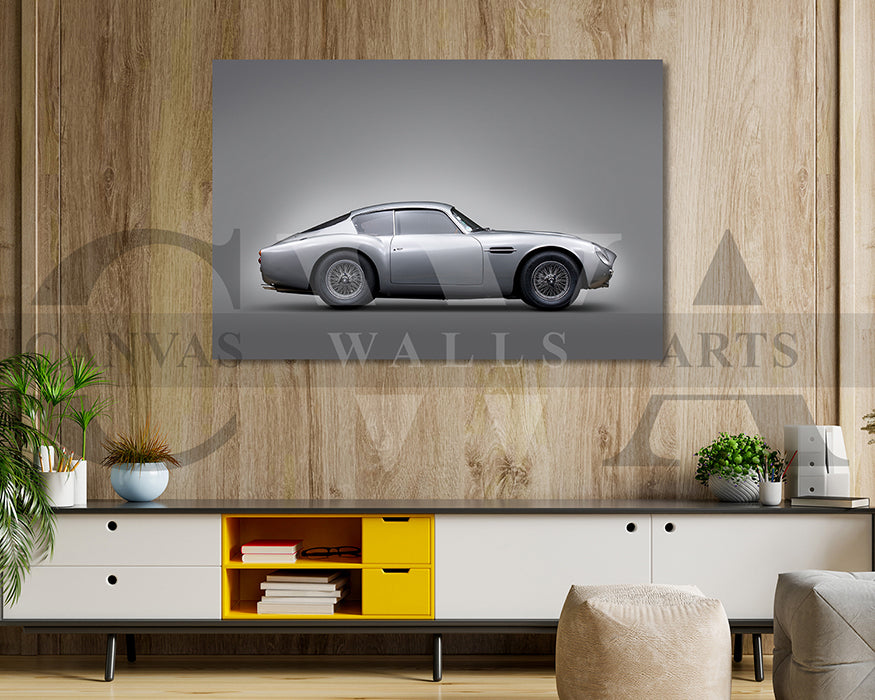 Aston Martin DB4 Canvas Wall Art Car Poster Prints