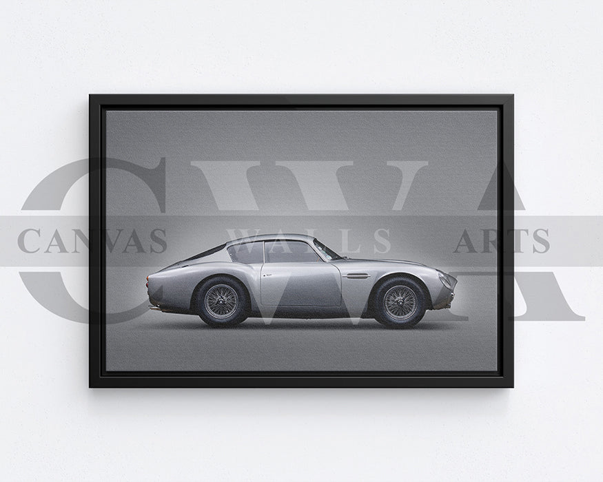 Aston Martin DB4 Canvas Wall Art Car Poster Prints