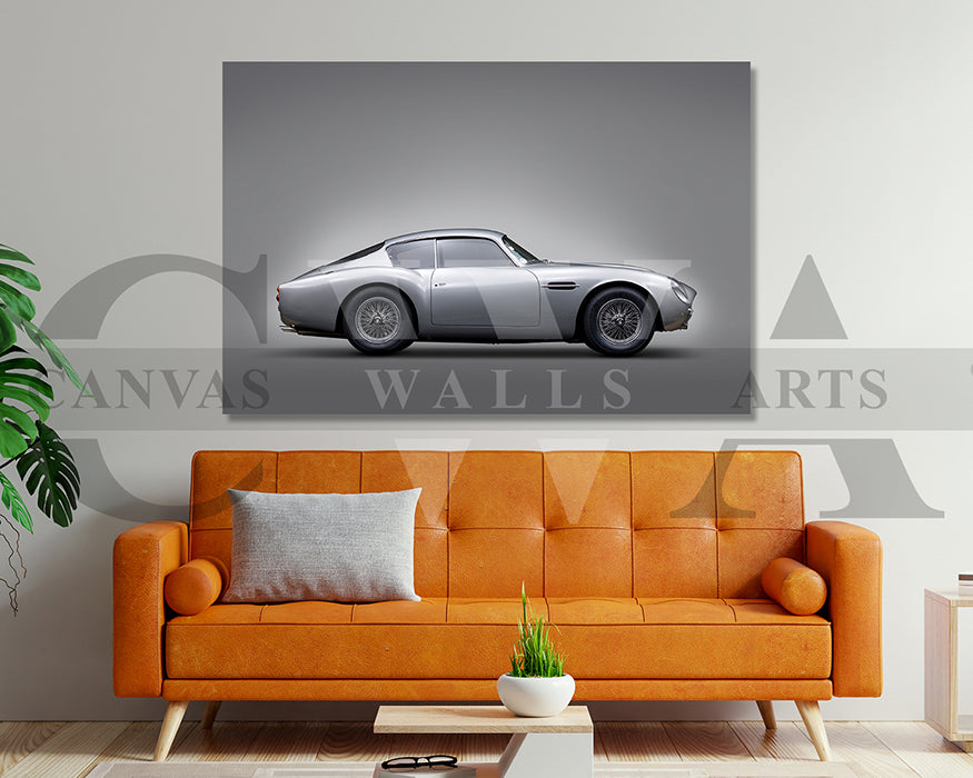 Aston Martin DB4 Canvas Wall Art Car Poster Prints