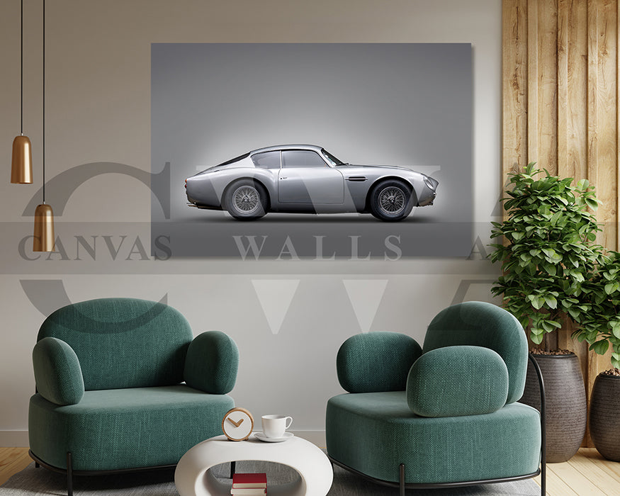 Aston Martin DB4 Canvas Wall Art Car Poster Prints