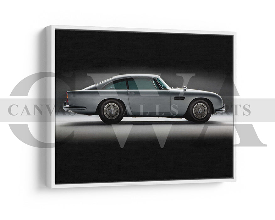 Aston Martin DB5 Canvas Wall Art Car Poster Print