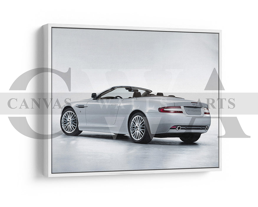 Aston Martin DB9 Canvas Wall Art Sports Car Poster Print