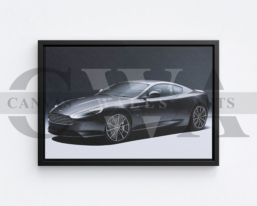 Aston Martin DB9 Canvas Wall Art Sport Car Poster Print