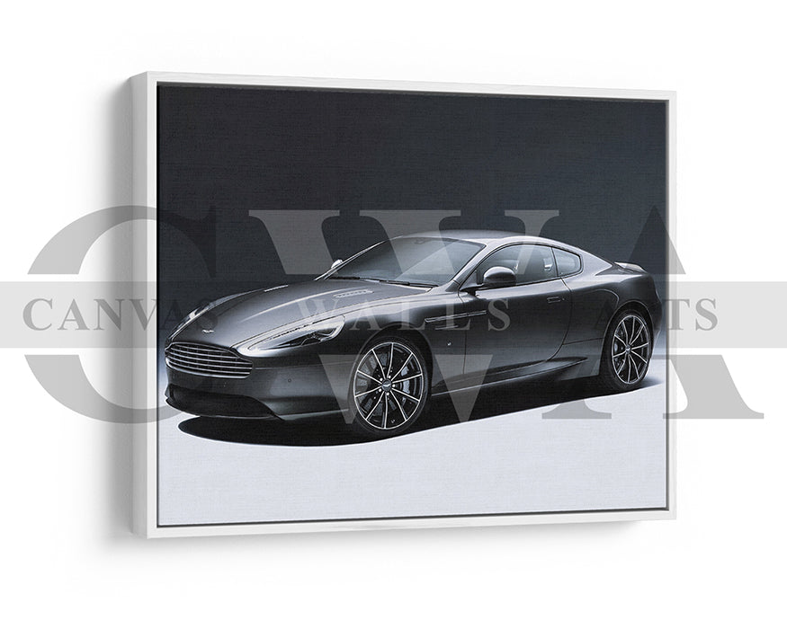 Aston Martin DB9 Canvas Wall Art Sport Car Poster Print