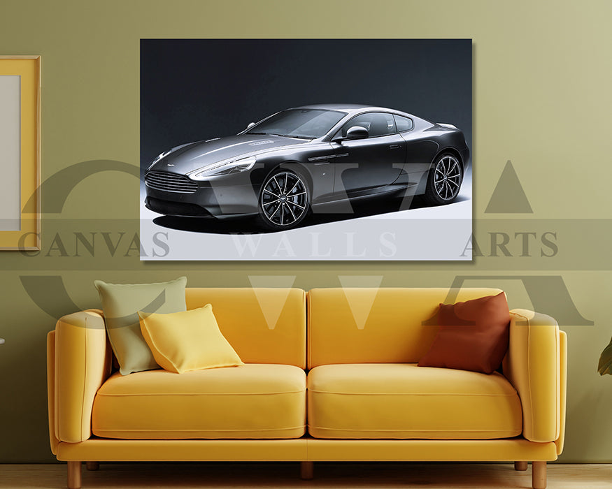 Aston Martin DB9 Canvas Wall Art Sport Car Poster Print