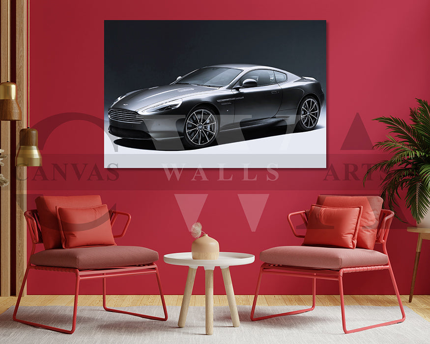 Aston Martin DB9 Canvas Wall Art Sport Car Poster Print