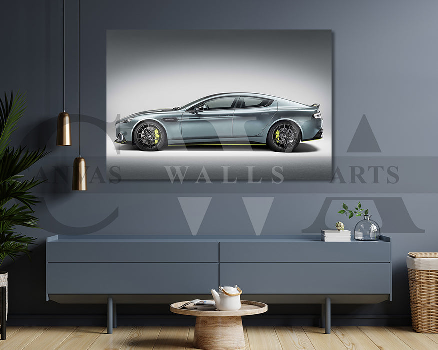 Aston Martin Rapide AMR Canvas Wall Art Car Poster Print