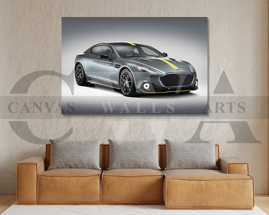 Aston Martin Rapide AMR Canvas Wall Art Car Poster Print