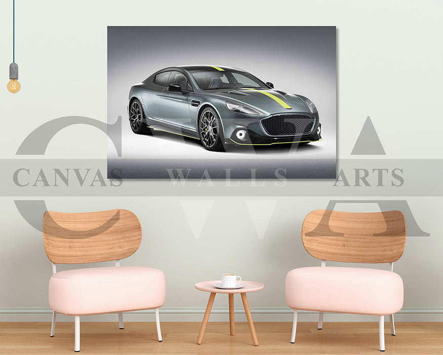 Aston Martin Rapide AMR Canvas Wall Art Car Poster Print