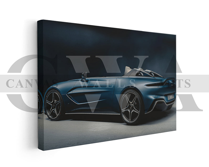 Aston Martin V12 Speedster Canvas Wall Art Car Poster Print