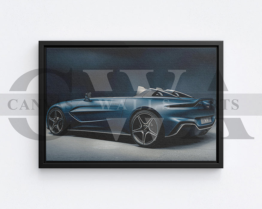 Aston Martin V12 Speedster Canvas Wall Art Car Poster Print