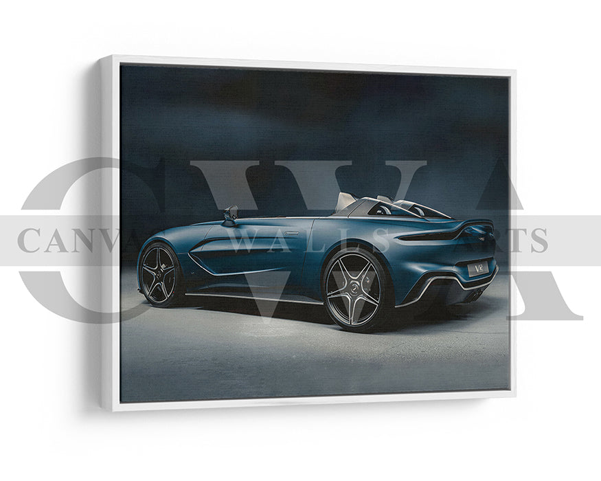 Aston Martin V12 Speedster Canvas Wall Art Car Poster Print