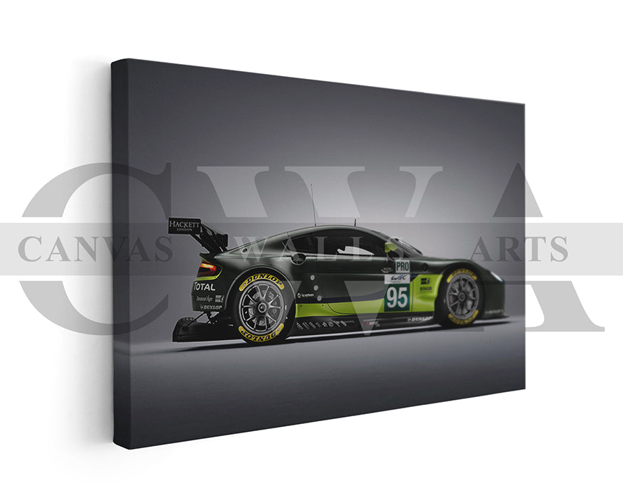 Aston Martin V8 Vantage Canvas Wall Art Car Poster Print
