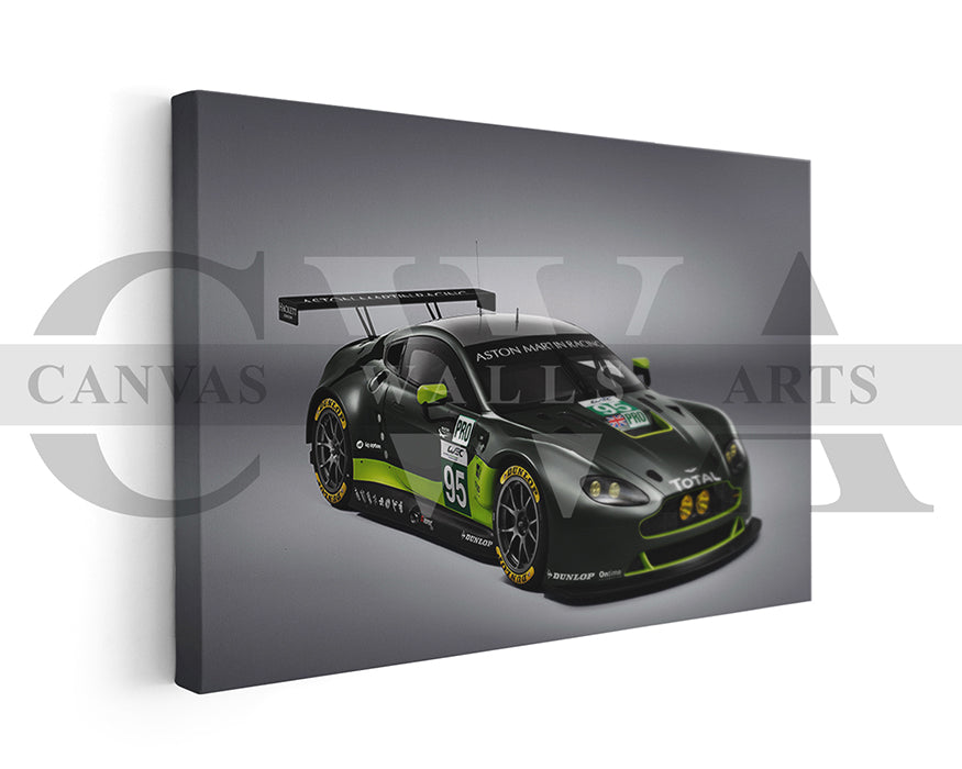 Aston Martin V8 Vantage Canvas Wall Art Sports Car Print
