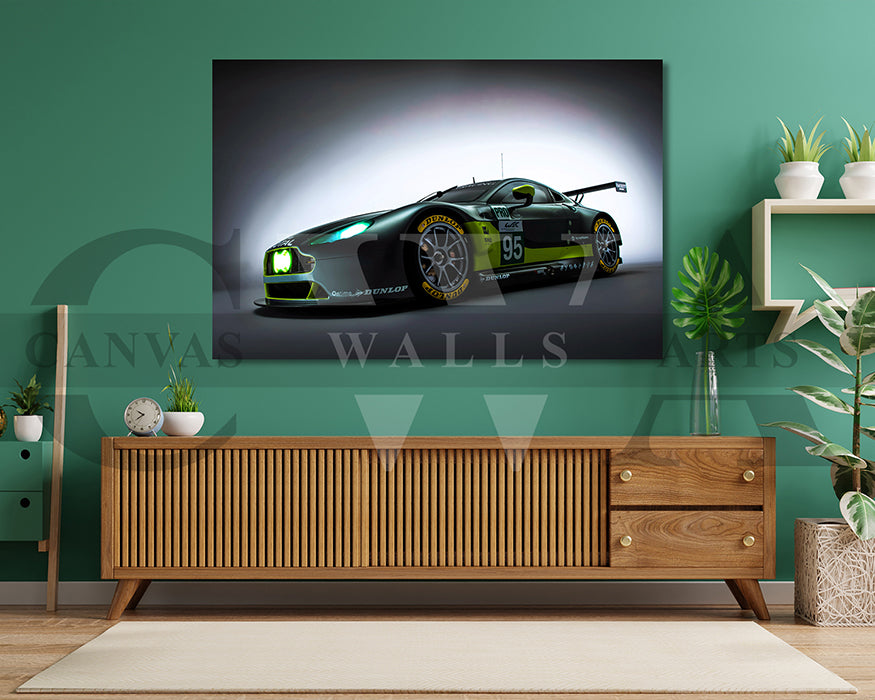 Aston Martin V8 Vantage Canvas Wall Art
