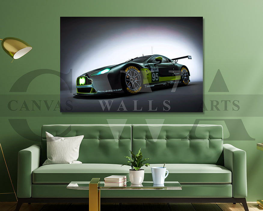 Aston Martin V8 Vantage Canvas Wall Art