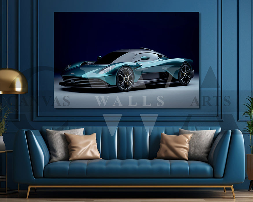 Aston Martin Valhalla Canvas Print Car Wall Art