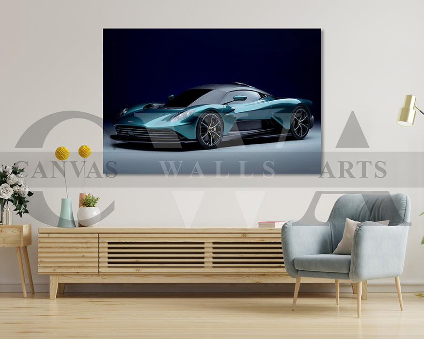 Aston Martin Valhalla Canvas Print Car Wall Art