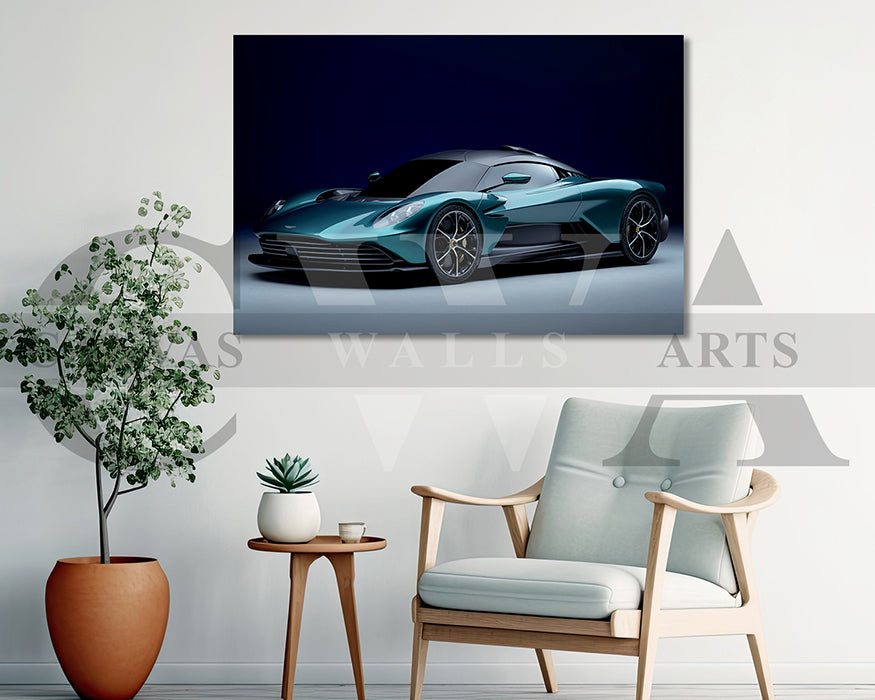 Aston Martin Valhalla Canvas Print Car Wall Art