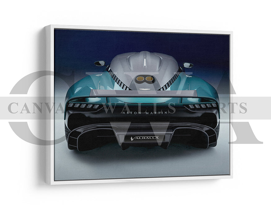 Aston Martin Valhalla Canvas Wall Art Exotic Hypercar Poster Print for Home & Office Décor