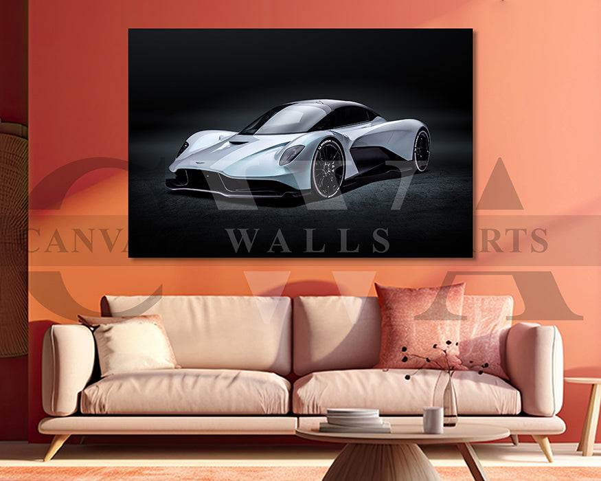 Aston Martin Valhalla Car Canvas Wall Art