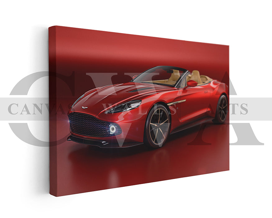 Aston Martin Vanquish Canvas Print Car Wall Art