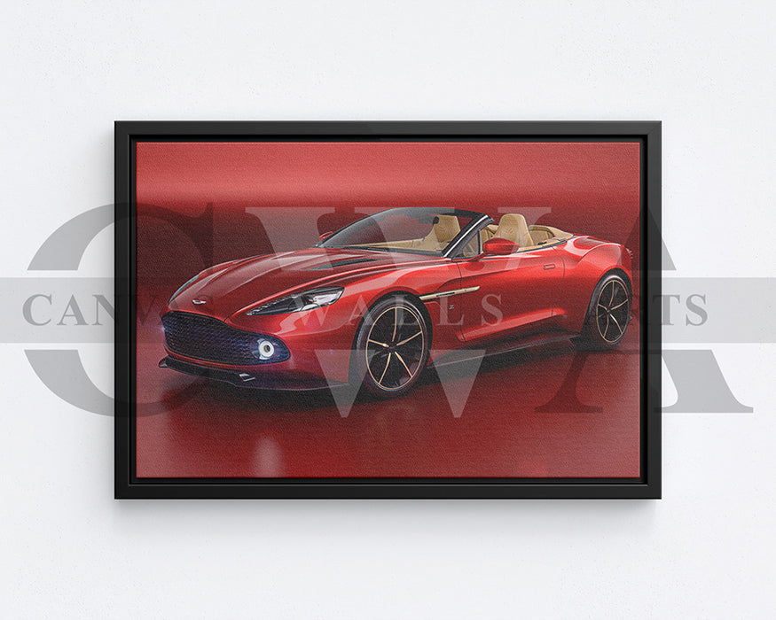 Aston Martin Vanquish Canvas Print Car Wall Art