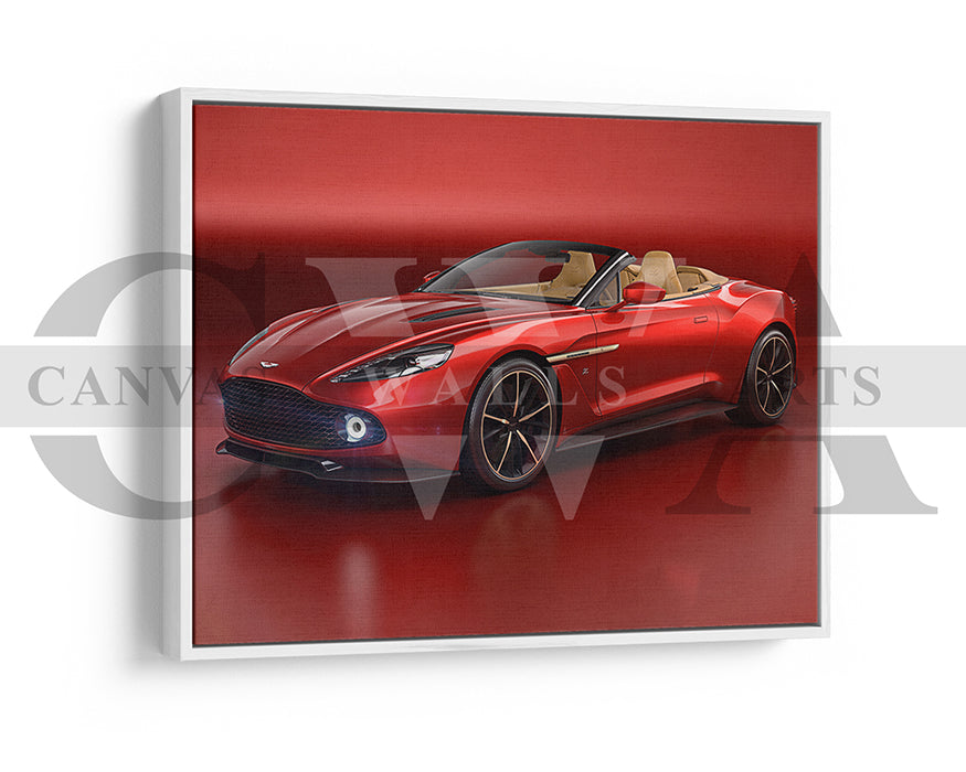 Aston Martin Vanquish Canvas Print Car Wall Art