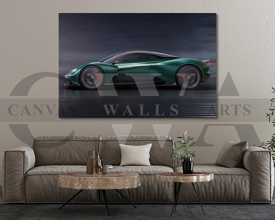Aston Martin Vanquish Canvas Wall Art Car Poster Print