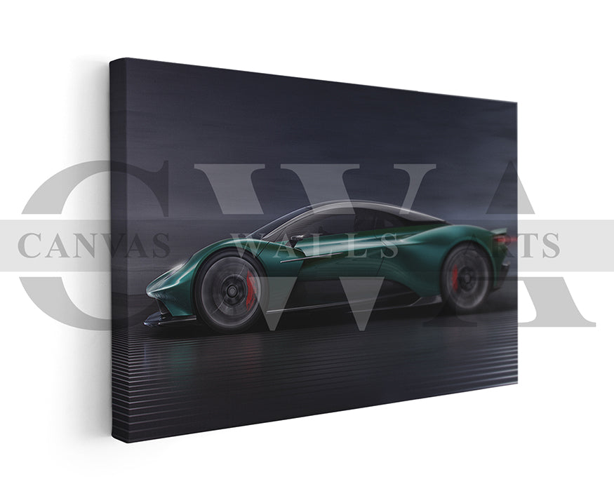 Aston Martin Vanquish Canvas Wall Art Car Poster Print