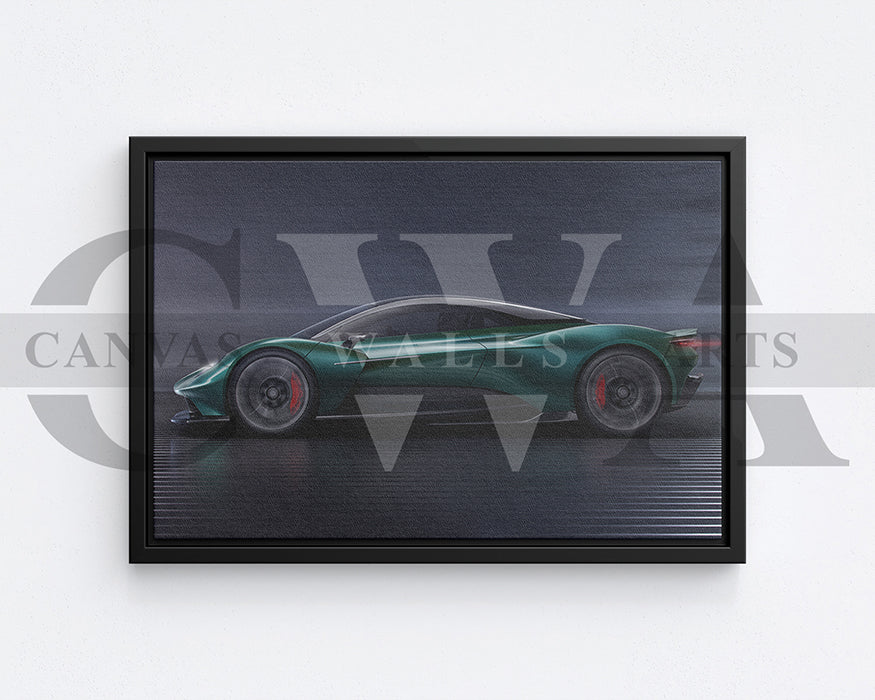 Aston Martin Vanquish Canvas Wall Art Car Poster Print