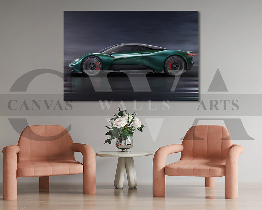 Aston Martin Vanquish Canvas Wall Art Car Poster Print