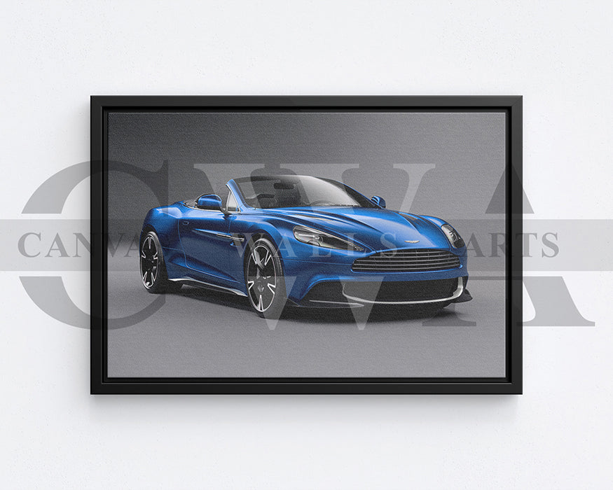 Aston Martin Vanquish Car Canvas Wall Art