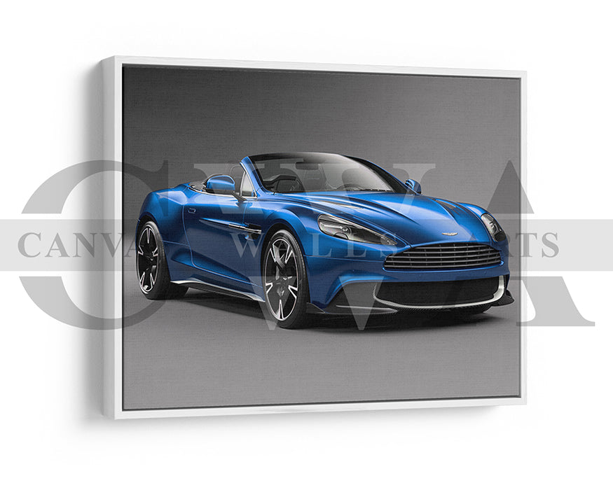 Aston Martin Vanquish Car Canvas Wall Art