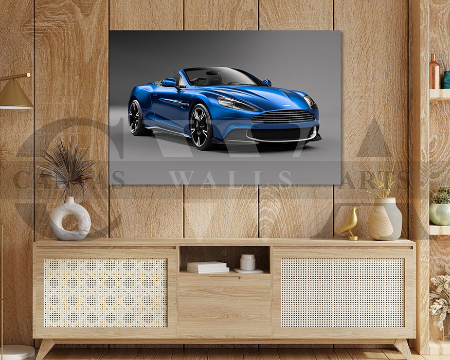 Aston Martin Vanquish Car Canvas Wall Art