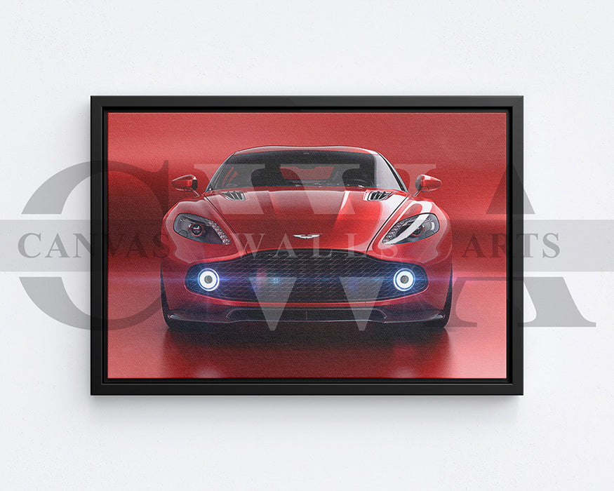Aston Martin Vanquish Zagato Canvas Wall Art Car Poster Print